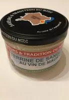 Mängden socker i Terrine de sanglier au vin de maury