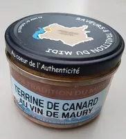 Mängden socker i Terrine de canard au vin de Maury