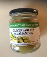 Mängden socker i Olives farcies aux amandes