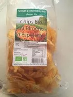 Mängden socker i Chips bio au piment d'espelette