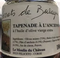 Mängden socker i Tapenade à l'ancienne