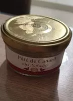 Mängden socker i Pâté de canard aux noisettes
