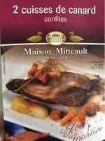 Mängden socker i 2 Cuisses de Canard confites