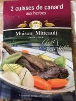 Mängden socker i Cuisse de canard