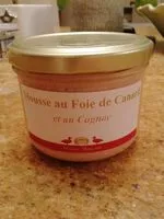 Mängden socker i Mousse au foie de canard et au cognac