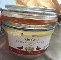 Mängden socker i Foie gras de canard entier mi-cuit