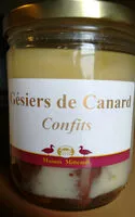 Mängden socker i Gésiers de canard confits - Maison Mitteault