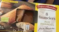Mängden socker i 8 financiers aux amandes