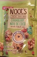 Mängden socker i Noot's - Cranberry Noix de Coco
