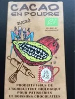 Mängden socker i Cacao en poudre sucré