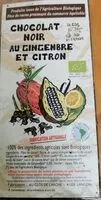 Mängden socker i Chocolat noir au gingembre et citron