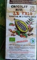 Mängden socker i Chocolat noir le trio marque