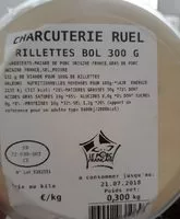 Mängden socker i Rillettes de la Sarthe