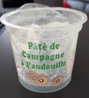 Mängden socker i Pâté de Campagne à l'andouille