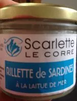Mängden socker i Rillette de sardines a la laitue de mer