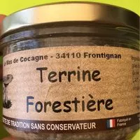 Mängden socker i Terrine forestière