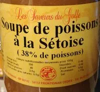 Mängden socker i Soupe de poissons a la sétoise
