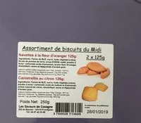 Mängden socker i Assortiment biscuits du Midi