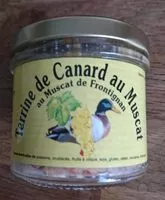 Mängden socker i Terrine de Canard au Muscat