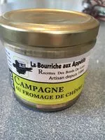 Mängden socker i Pate campagne au fromage de chèvre