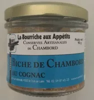 Mängden socker i Terrine Biche de Chambord au cognac