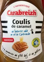 Mängden socker i Coulis de caramel