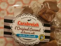 Mängden socker i Caramel au beurre sale au sel de guerande