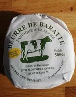 Mängden socker i Beurre cru de baratte demi sel GAEC DE KERVANNES