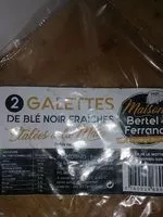 Mängden socker i Galettes de blé noir