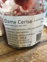 Mängden socker i Confiture de Framboise