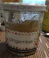 Mängden socker i Confiture de gingembre fabrication artisanale bretonne