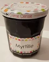 Mängden socker i Confiture myrtille