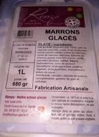 Mängden socker i Glace marrons glacés