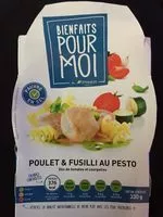 Mängden socker i Bienfaits pour moi Poulet & Fusilli au pesto