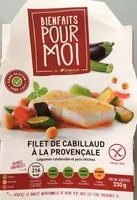 Mängden socker i Filet de cabillaud à la provençale légumes ratatouille et pois chiches
