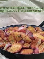 Mängden socker i Pommes de terre grenaille à l'ail et à la graisse de canard