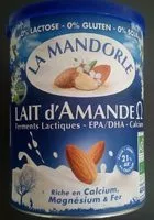 Mängden socker i Lait d'Amande Omega