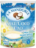Mängden socker i Frühstück Mit Kakao-Kokos (Mati'Coco Cao) - Bio - 400G