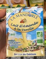 Mängden socker i Lai d'amande à la vanille
