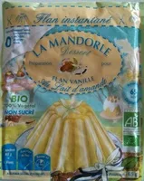Mängden socker i Flan vanille au lait d'amande