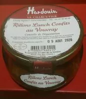 Mängden socker i Rillons lunch confits au vouvray