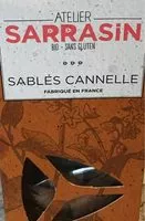 Mängden socker i Sablés cannelle bio