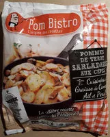 Mängden socker i Pommes de terre sarladaise et ses généreux cèpes
