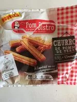 Mängden socker i Churros de pomme de terre