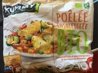 Mängden socker i Poêlée ensoleillée bio