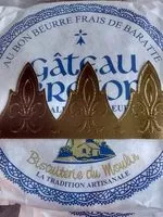 Mängden socker i Gâteau Breton au Beurre Frais de Baratte