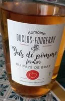 Mängden socker i Jus de pomme fermier