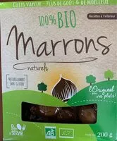Mängden socker i Marrons naturels