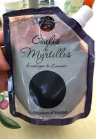 Mängden socker i Coulis de myrtille