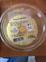 Mängden socker i Ananas en tranches frais, 350g